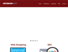 Tablet Screenshot of criterionsoft.com